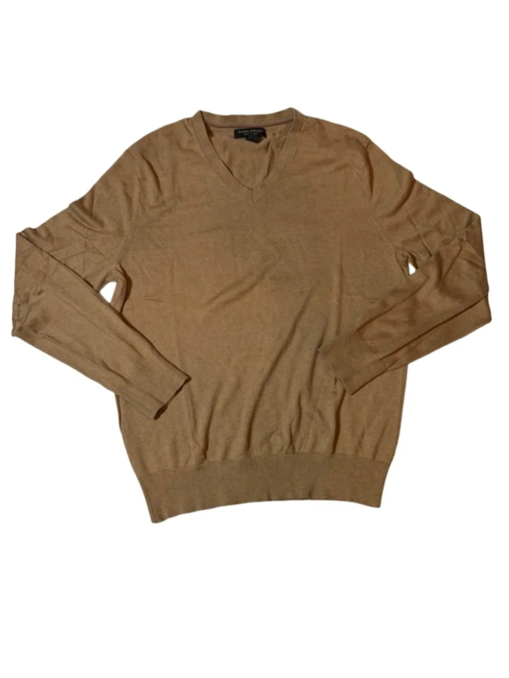 Banana Republic Luxury Blend Silk Cashmere Camel Sweater Pullover Medium